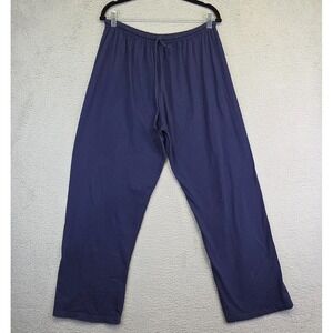 Russell Athletic Sweatpants Womens XL Blue Wide Leg High Rise Comfort Athleisure